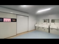 50mm হস্তনির্মিত প্লেট স্টেইনলেস স্টীল পরিষ্কার রুম দরজা কাস্টম